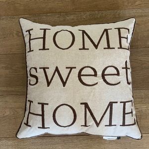 Home Sweet Home throw pillow